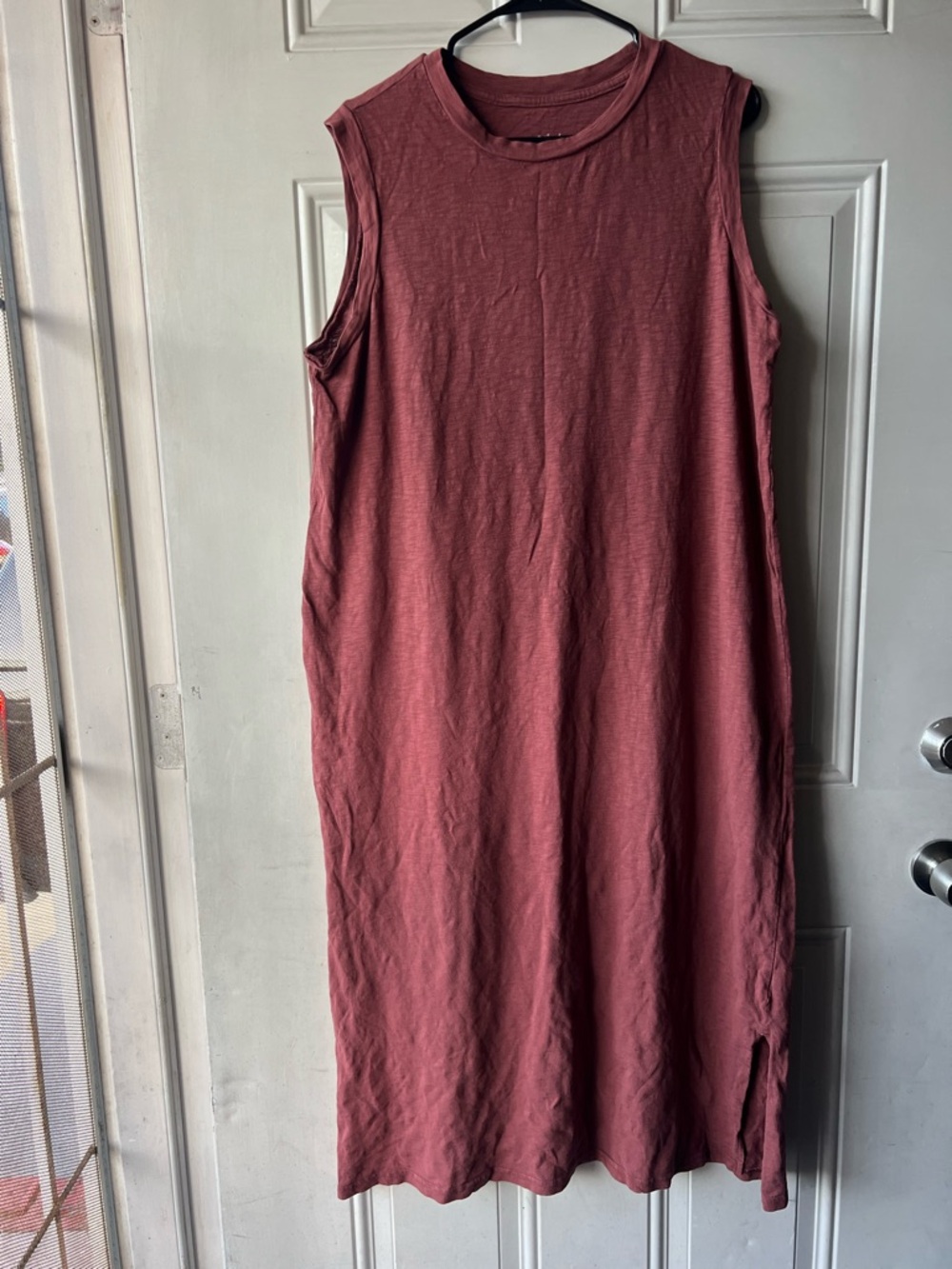 Universal Thread Sleeveless Midi Dress in Dusty Rose